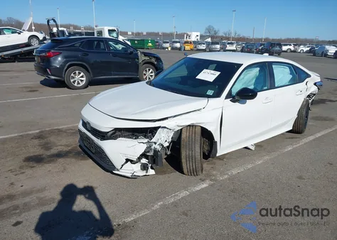 2022 Honda Civic Sport из США, поврежденный, VIN 2HGFE2F55NH593675